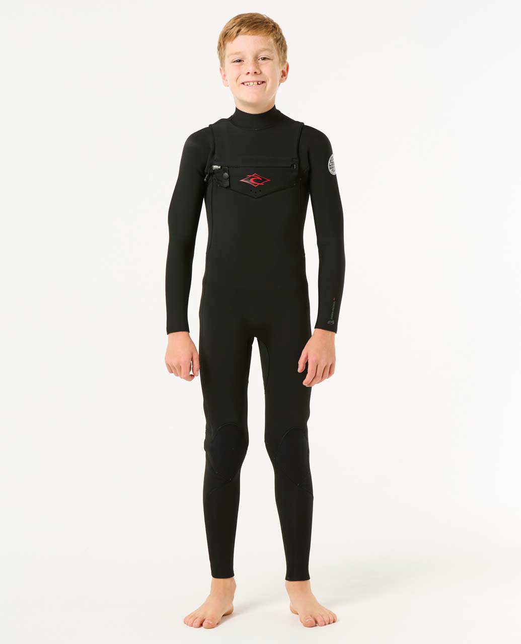 Rip Curl Kids Kids Dawn Patrol 4/3 Chest Zip Steamer