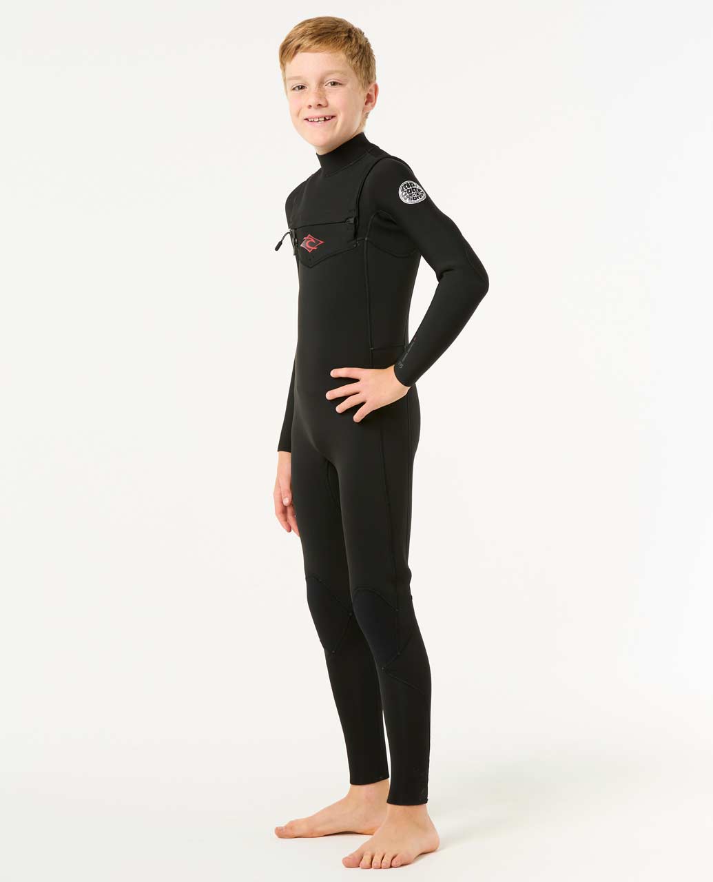 Rip Curl Kids Kids Dawn Patrol 4/3 Chest Zip Steamer