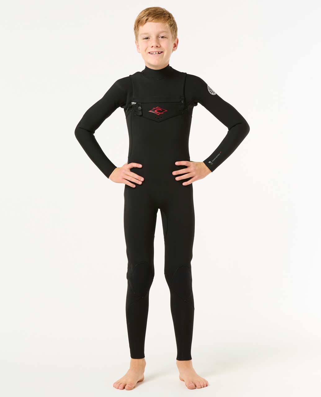 Rip Curl Kids Kids Dawn Patrol 4/3 Chest Zip Steamer