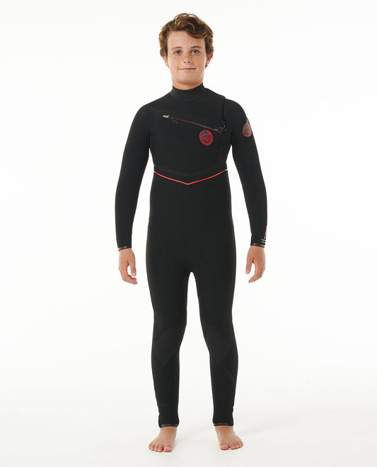Rip Curl Kids Kids F-Bomb Fusion 4/3 Chest Zip Wetsuit