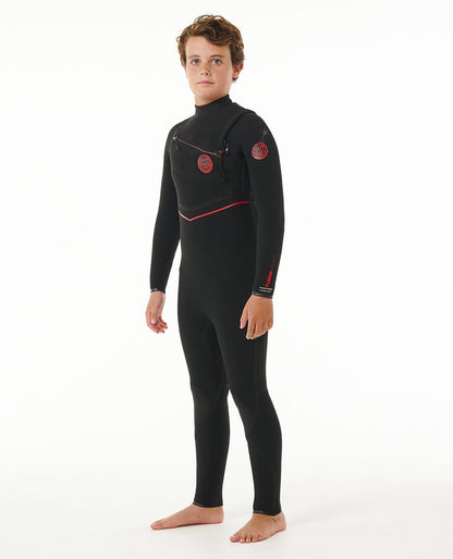 Rip Curl Kids Kids F-Bomb Fusion 4/3 Chest Zip Wetsuit