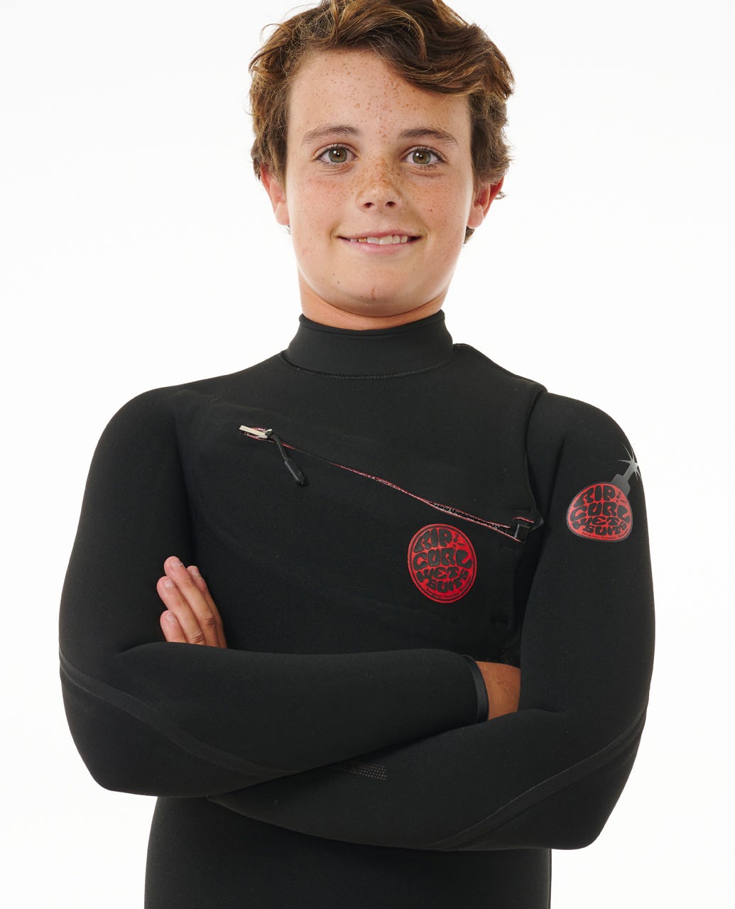 Rip Curl Kids Kids F-Bomb Fusion 4/3 Chest Zip Wetsuit