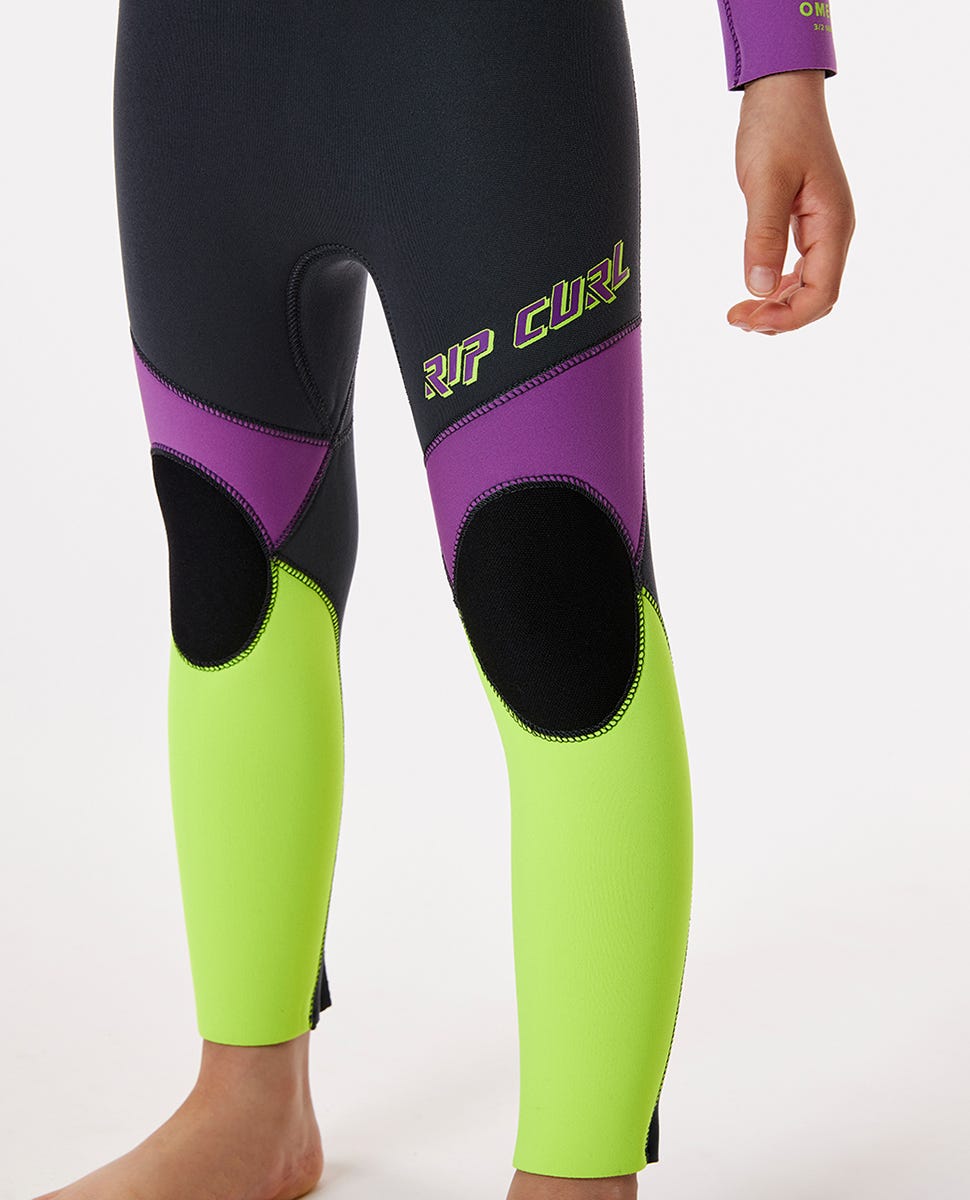 Rip Curl Kids Groms Omega 4/3 Back Zip Fullsuit Wetsuit