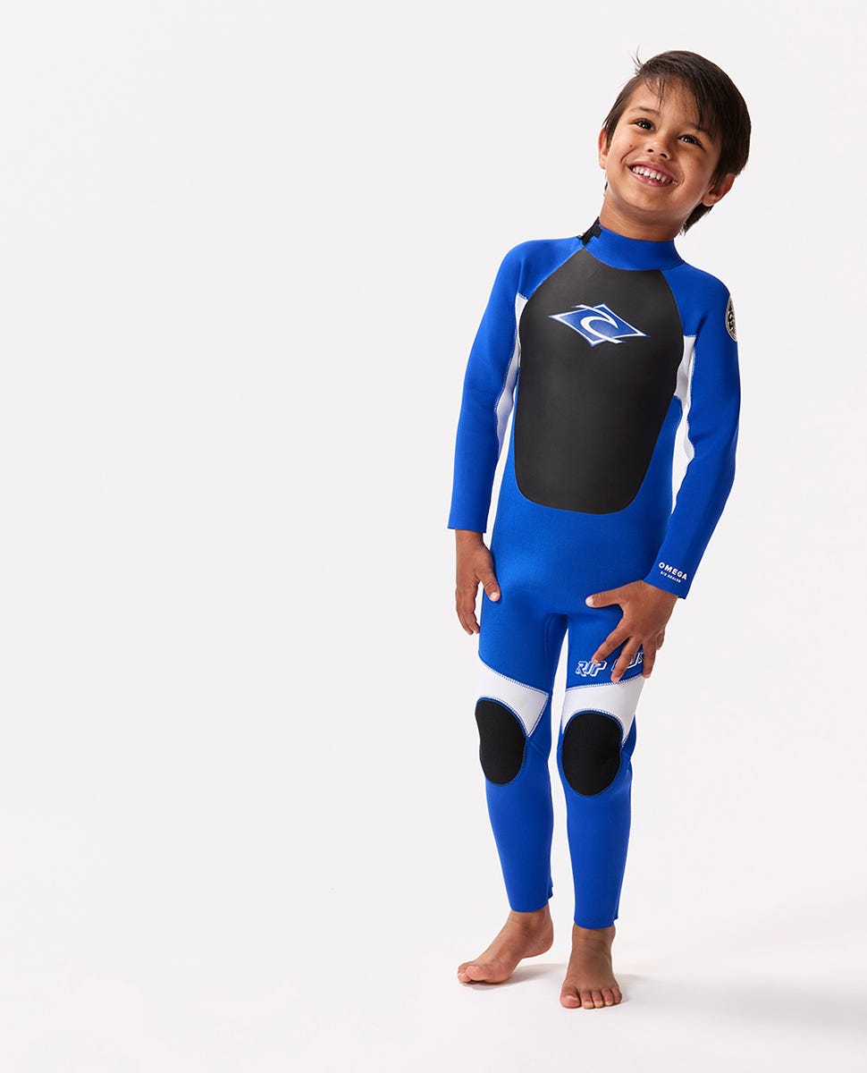 Rip Curl Kids Groms Omega 4/3 Back Zip Fullsuit Wetsuit