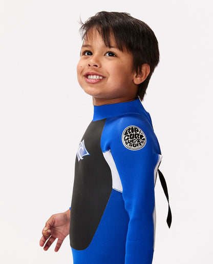 Rip Curl Kids Groms Omega 4/3 Back Zip Fullsuit Wetsuit