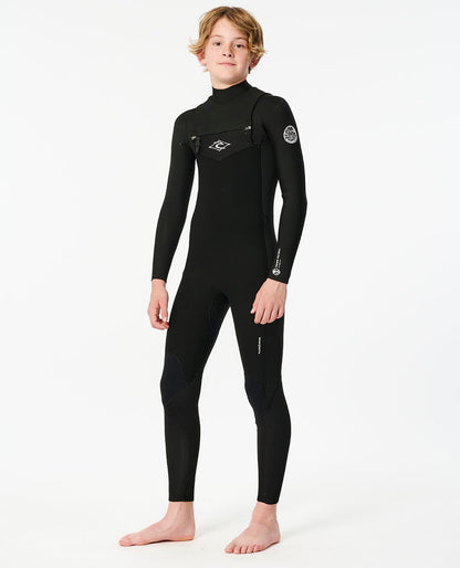 Rip Curl Kids Junior Dawn Patrol Chest Zip 3/2 Wetsuit