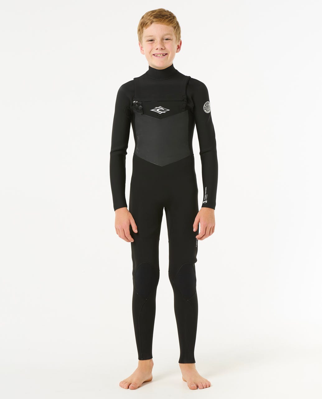Rip Curl Kids Junior Dawn Patrol Chest Zip 4/3 Wetsuit