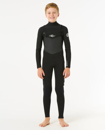 Rip Curl Kids Junior Dawn Patrol Chest Zip 4/3 Wetsuit