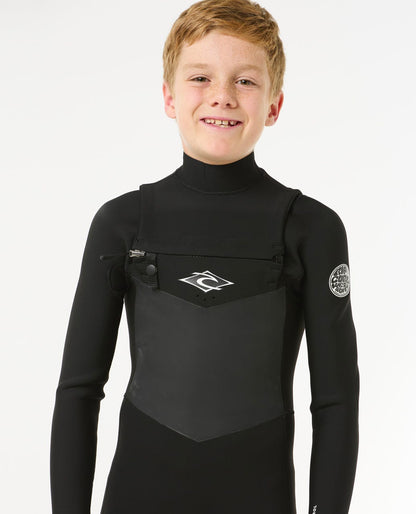 Rip Curl Kids Junior Dawn Patrol Chest Zip 4/3 Wetsuit