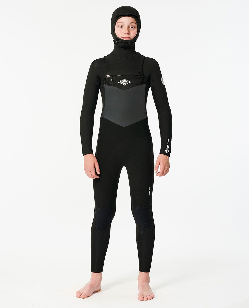Rip Curl Kids Junior Dawn Patrol 5/4 Chest Zip Fullsuit Wetsuit