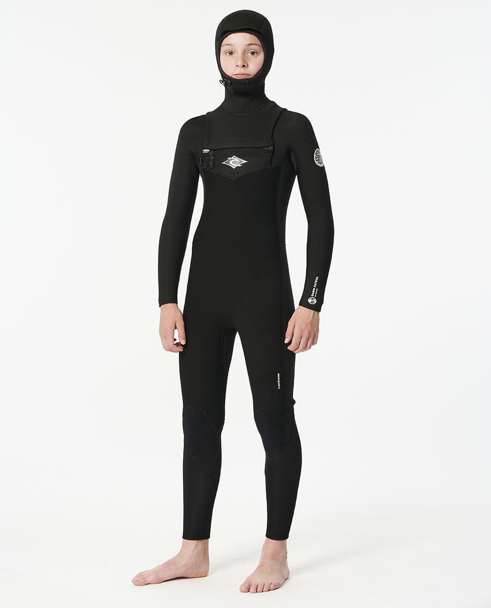 Rip Curl Kids Junior Dawn Patrol 5/4 Chest Zip Fullsuit Wetsuit