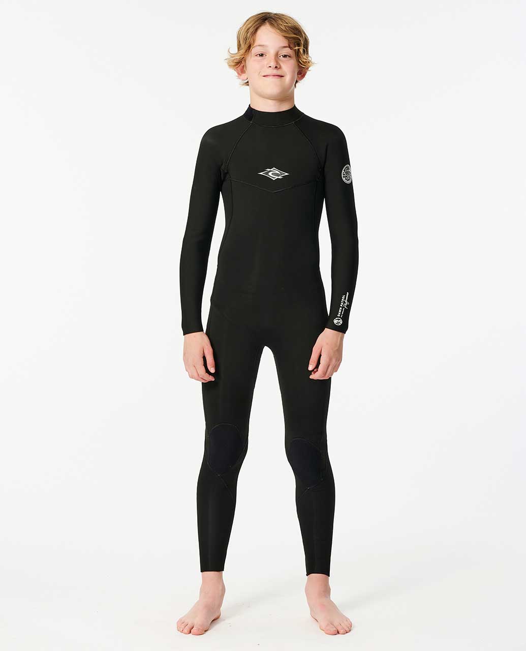 Rip Curl Kids Junior Dawn Patrol Back Zip 3/2  Fullsuit Wetsuit