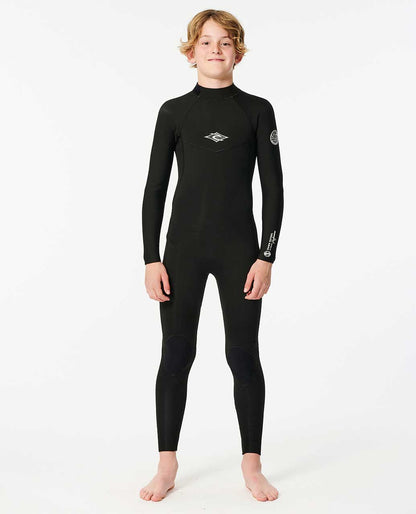 Rip Curl Kids Junior Dawn Patrol Back Zip 3/2  Fullsuit Wetsuit