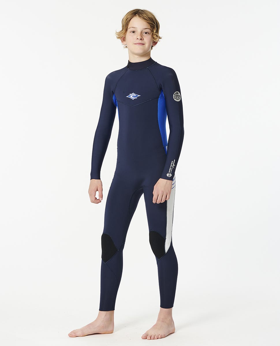 Rip Curl Kids Junior Dawn Patrol Back Zip 4/3 Fullsuit Wetsuit
