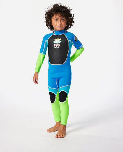 Rip Curl Kids Groms Omega Back Zip Easy On/Off Wetsuit