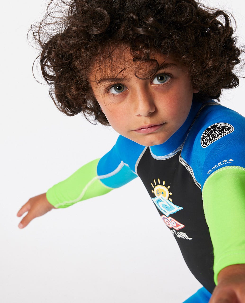 Rip Curl Kids Groms Omega Back Zip Easy On/Off Wetsuit
