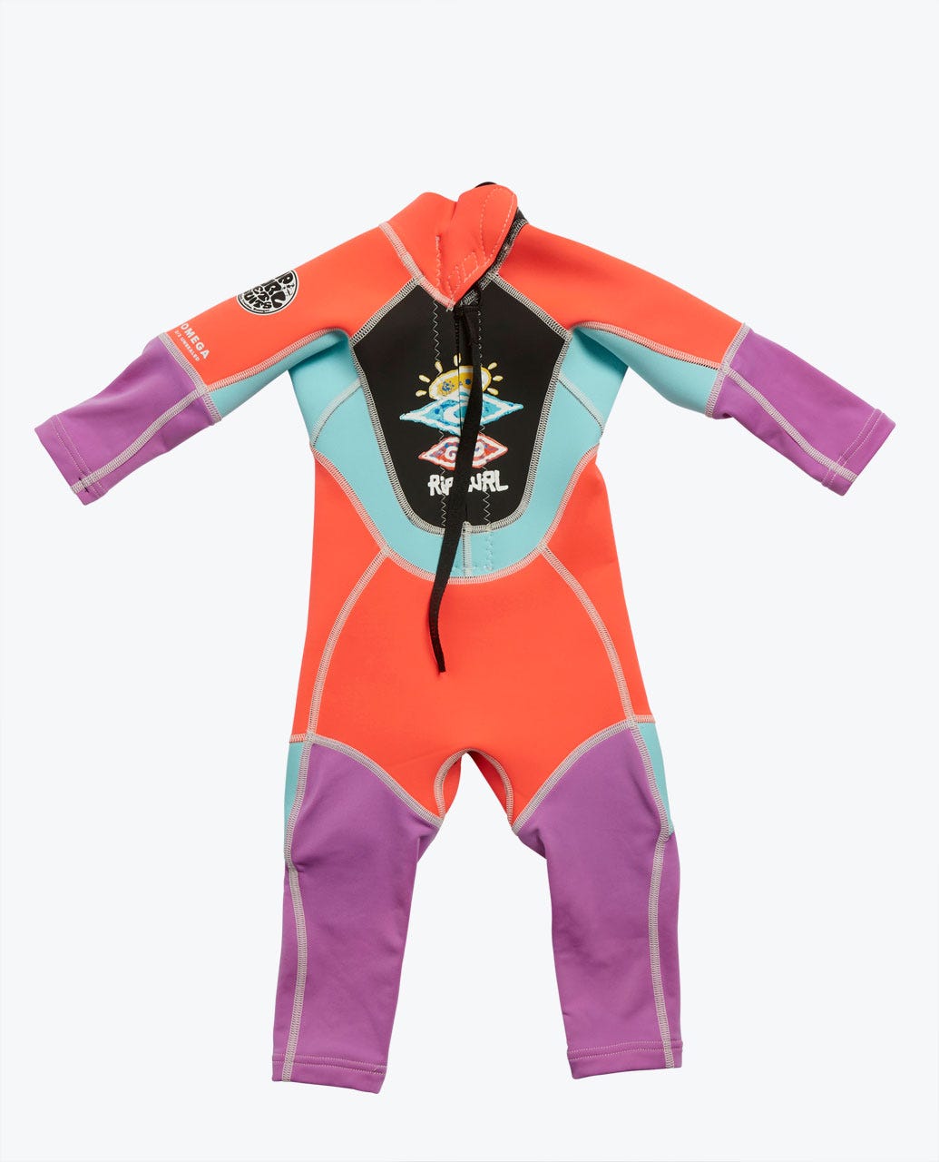 Rip Curl Kids Groms Omega Back Zip Easy On/Off Wetsuit