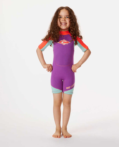 Rip Curl Kids Groms Omega Back Zip Springsuit Wetsuit