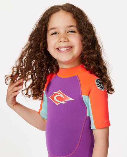 Rip Curl Kids Groms Omega Back Zip Springsuit Wetsuit