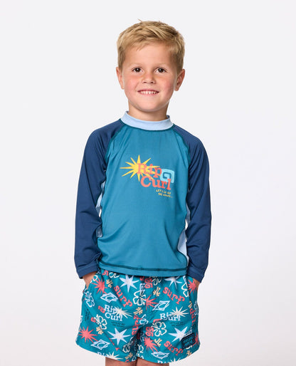 Rip Curl Kids Wave Dayz UPF Long Sleeve Guard Vest - Boys (1-8 years)