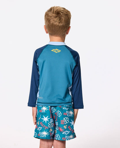 Rip Curl Kids Wave Dayz UPF Long Sleeve Guard Vest - Boys (1-8 years)