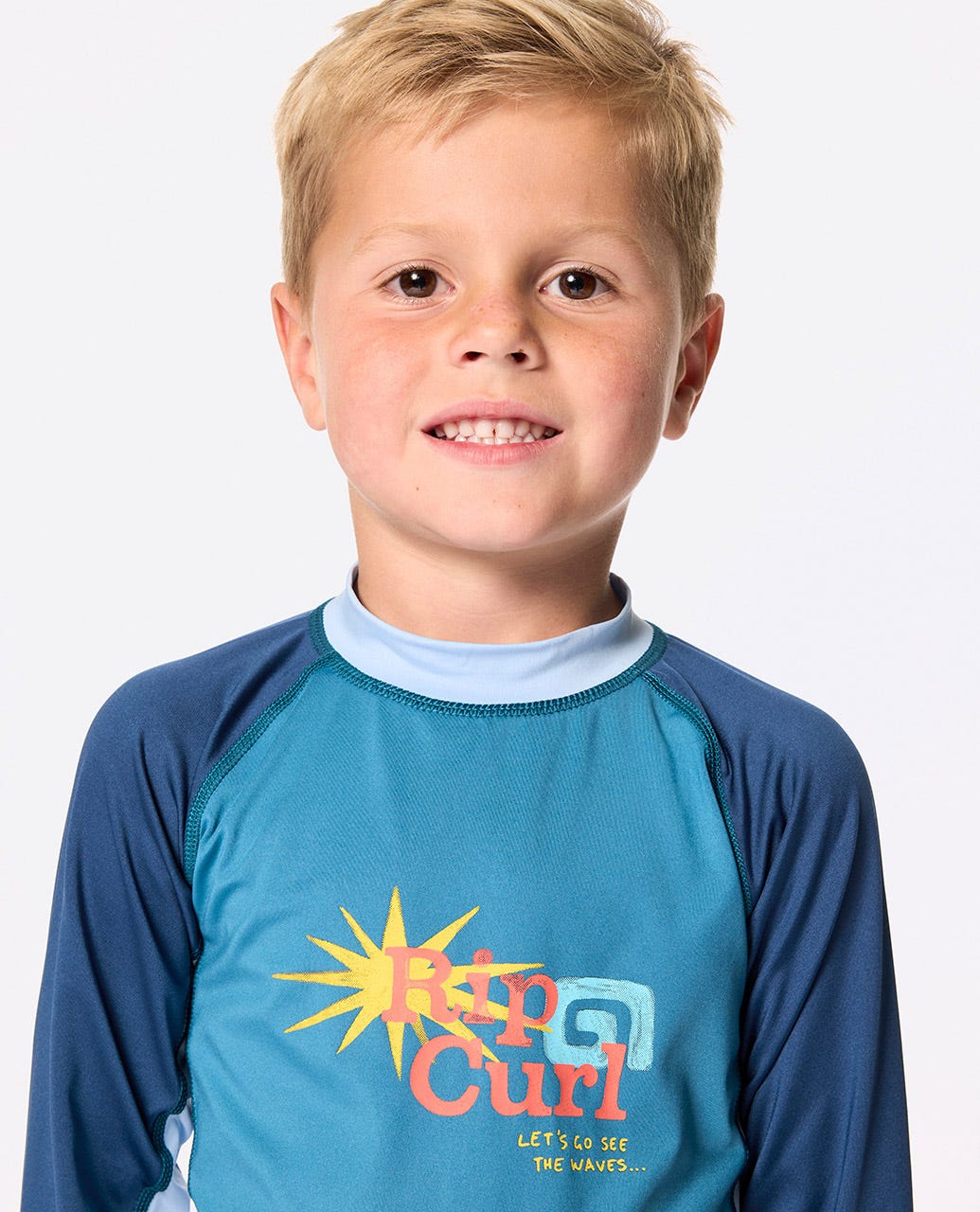 Rip Curl Kids Wave Dayz UPF Long Sleeve Guard Vest - Boys (1-8 years)