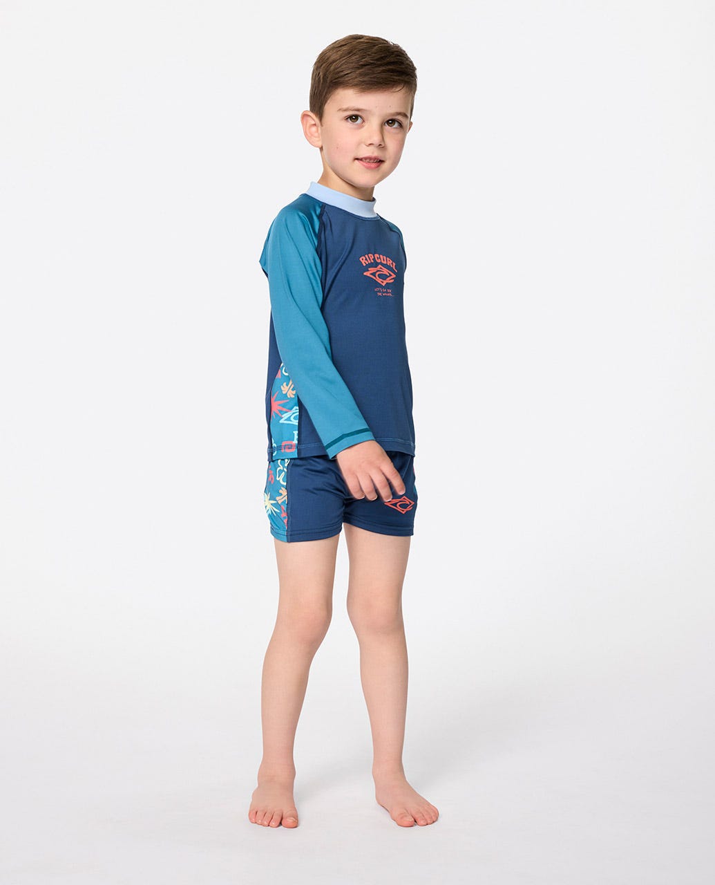 Rip Curl Kids Wave Dayz 2 Piece Swimsuit Set - Boys (1-8 years)