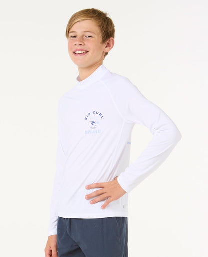 Rip Curl Kids Island Vibe UPF Long Sleeve - Boys (8-16 years)