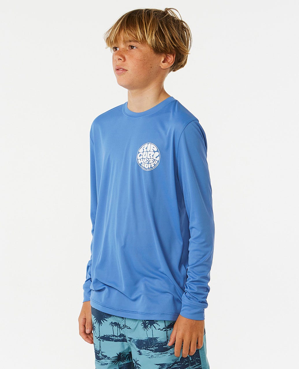Rip Curl Kids Icons Surflite UV Long Sleeve Rash Vest - Boys (8-16 years)