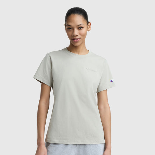Abbey Stone Classic T-Shirt, Tonal Left Chest Script