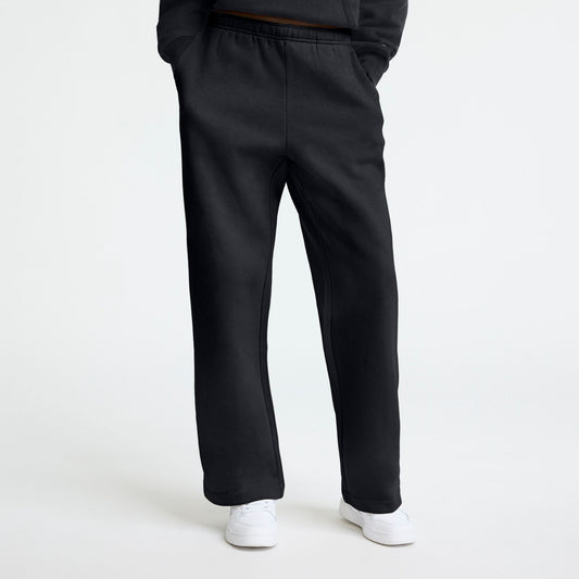 Black Powerblend Straight Hem Sweatpants