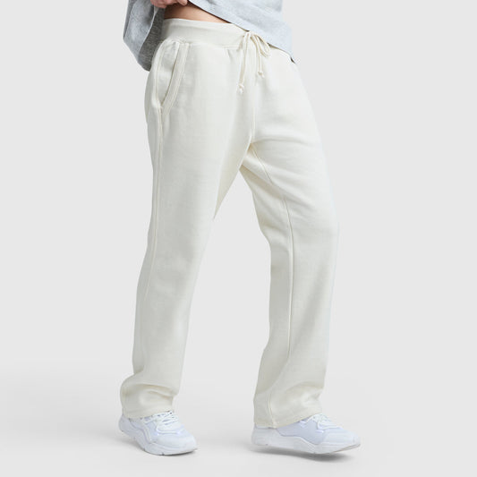 Unbleached Cotton Powerblend Straight Hem Sweatpants