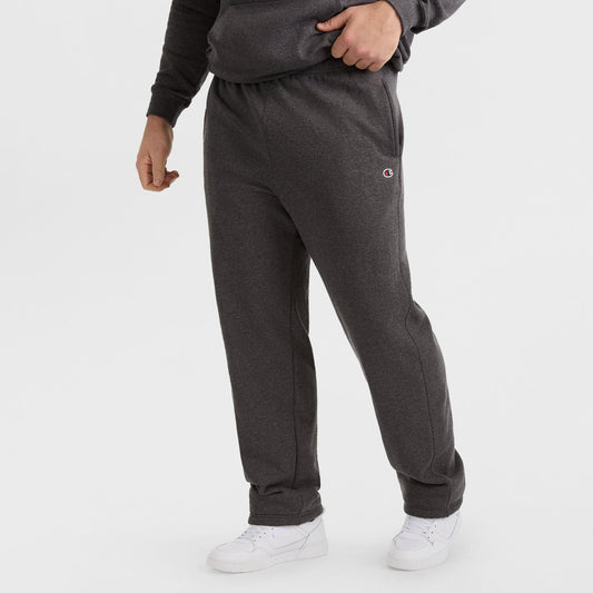 Granite Heather Powerblend Sweatpants, Open Hem - Big & Tall